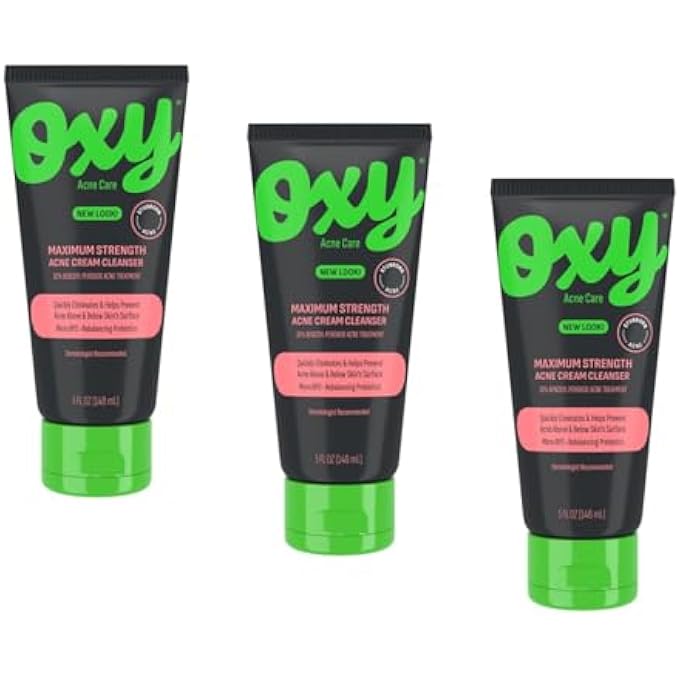 Oxy ACNE CLEANSER MAXIMUM STRENGTH 5 OUNCES (PACK OF 3) - Image 2
